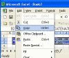 Copying data from excel linear fit regression